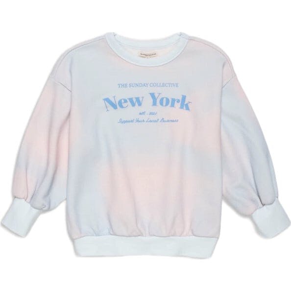 Organic Weekend Sweatshirt in Pink Cloud
