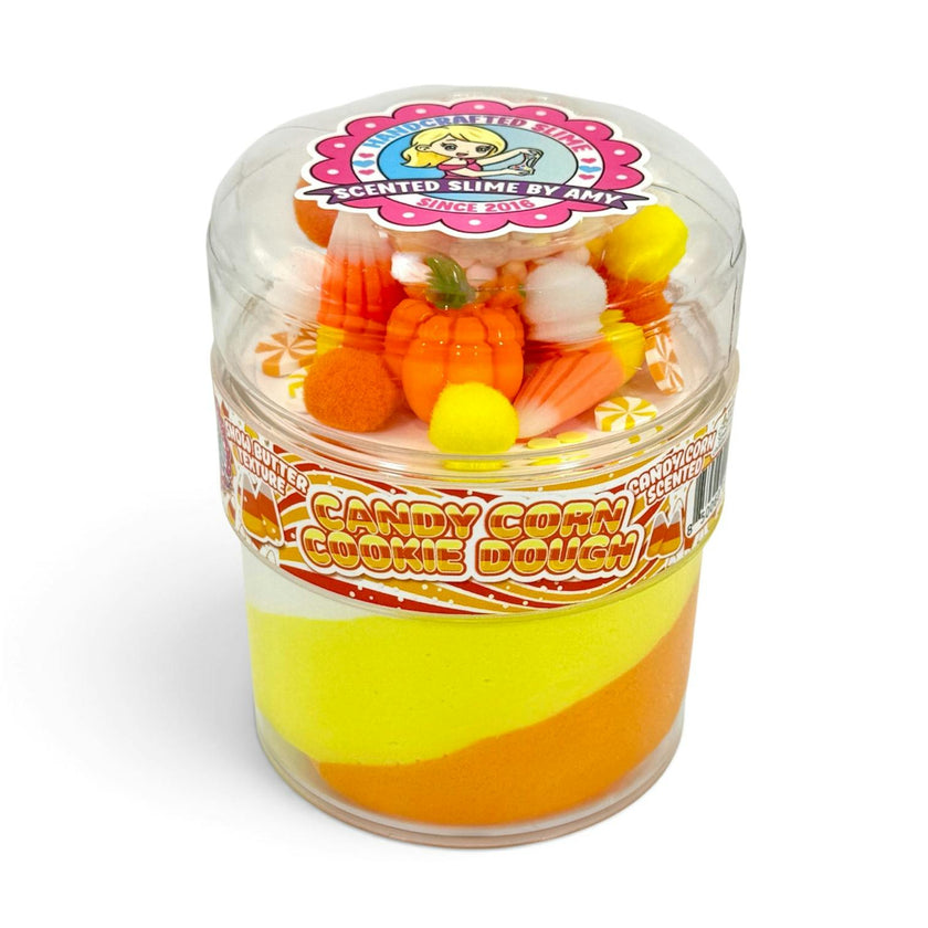 Candy Corn Cookie Dough Slime