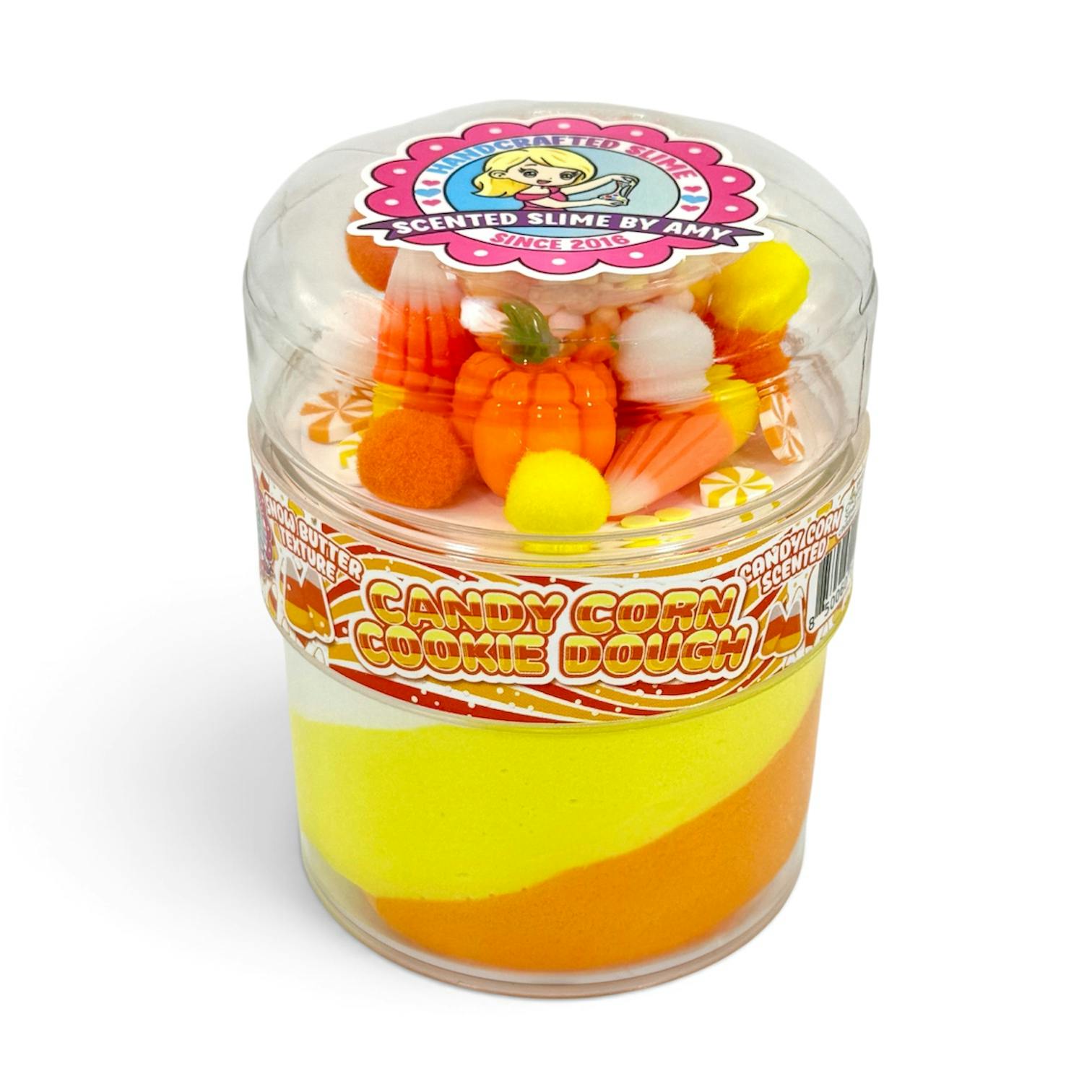 Candy Corn Cookie Dough Slime