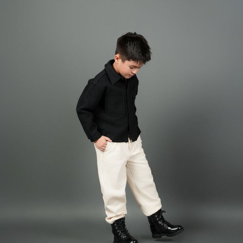 Organic Cotton Recycled Polyester Pleated Pant
