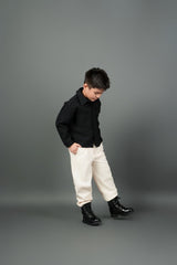 Organic Cotton Recycled Polyester Pleated Pant