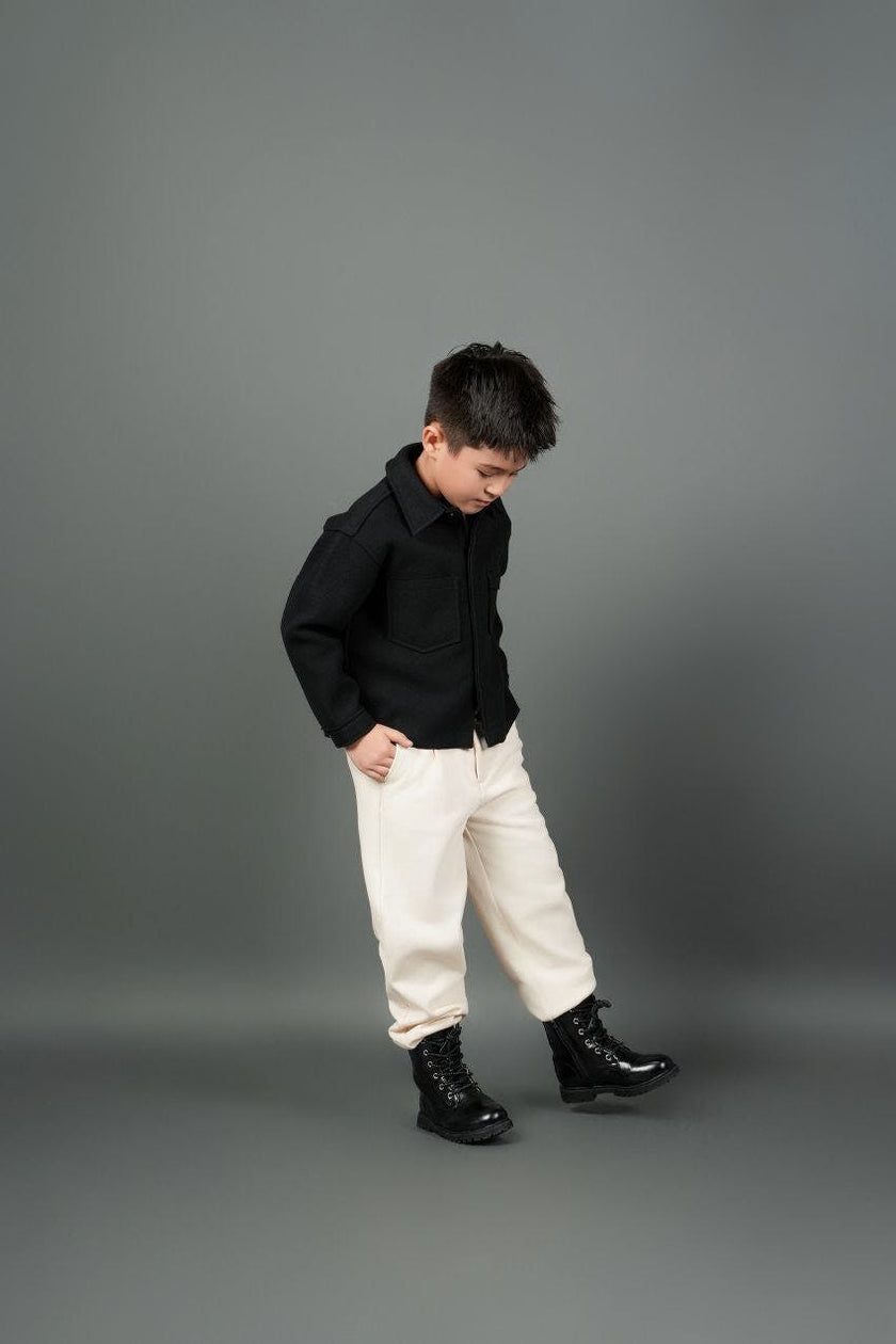 Organic Cotton Recycled Polyester Pleated Pant