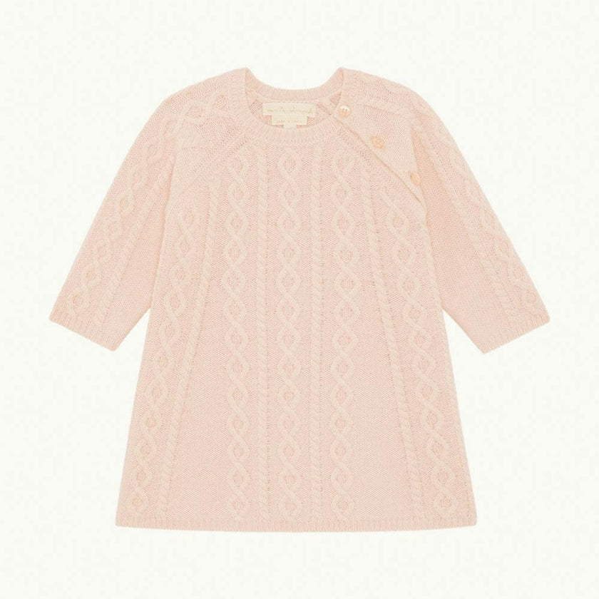 Bowen Cable Knit Dress - Pink