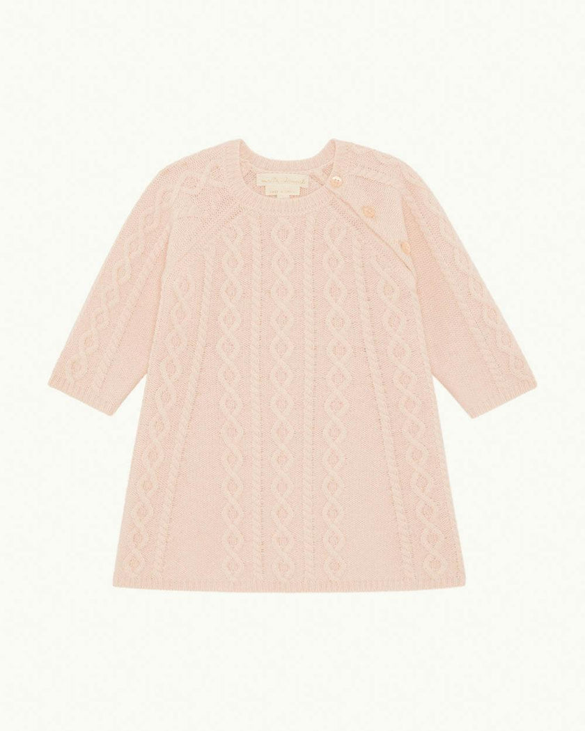 Bowen Cable Knit Dress - Pink