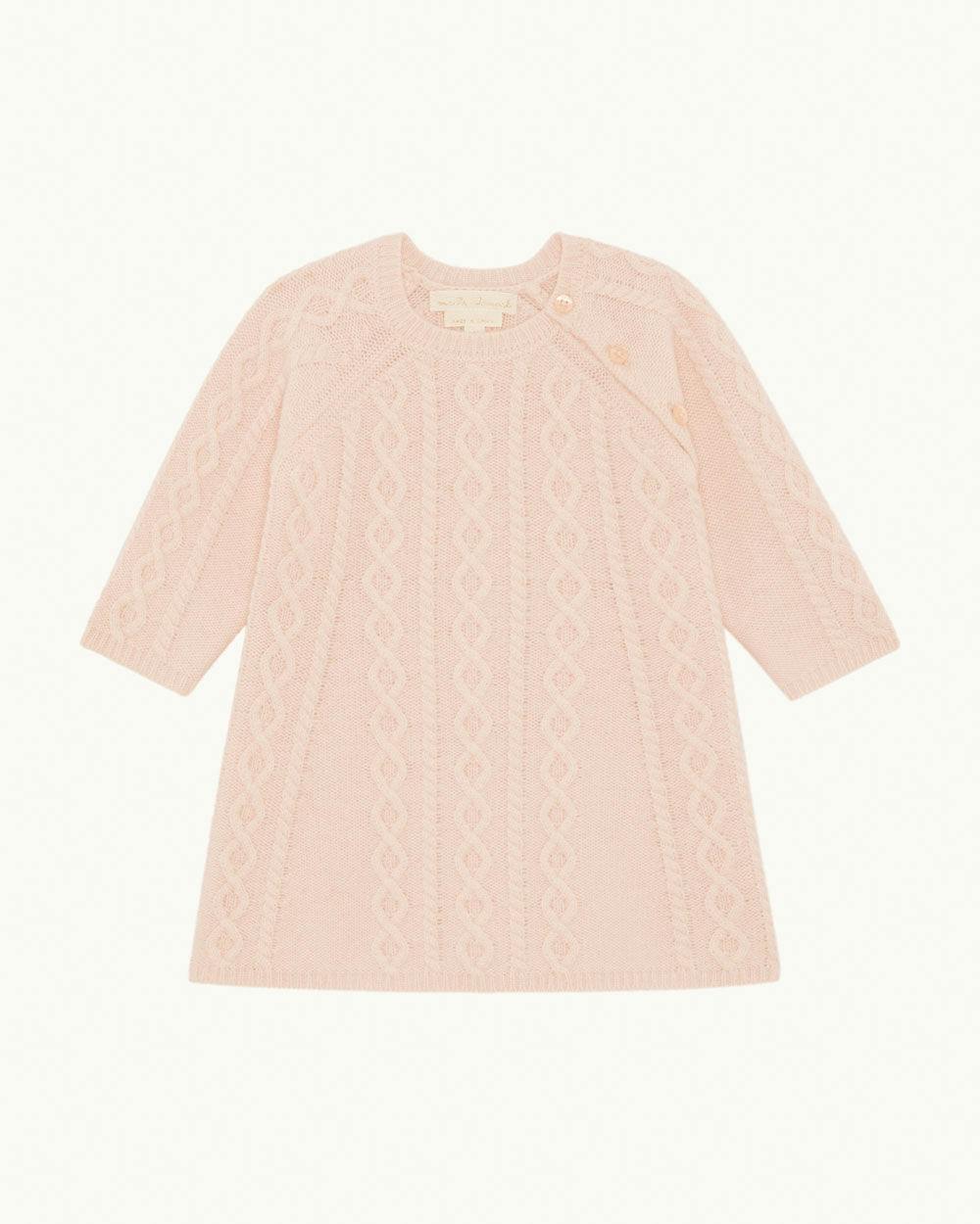 Bowen Cable Knit Dress - Pink