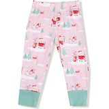 Golfing Mrs. Claus and Elves - Long Sleeve Loungewear Set