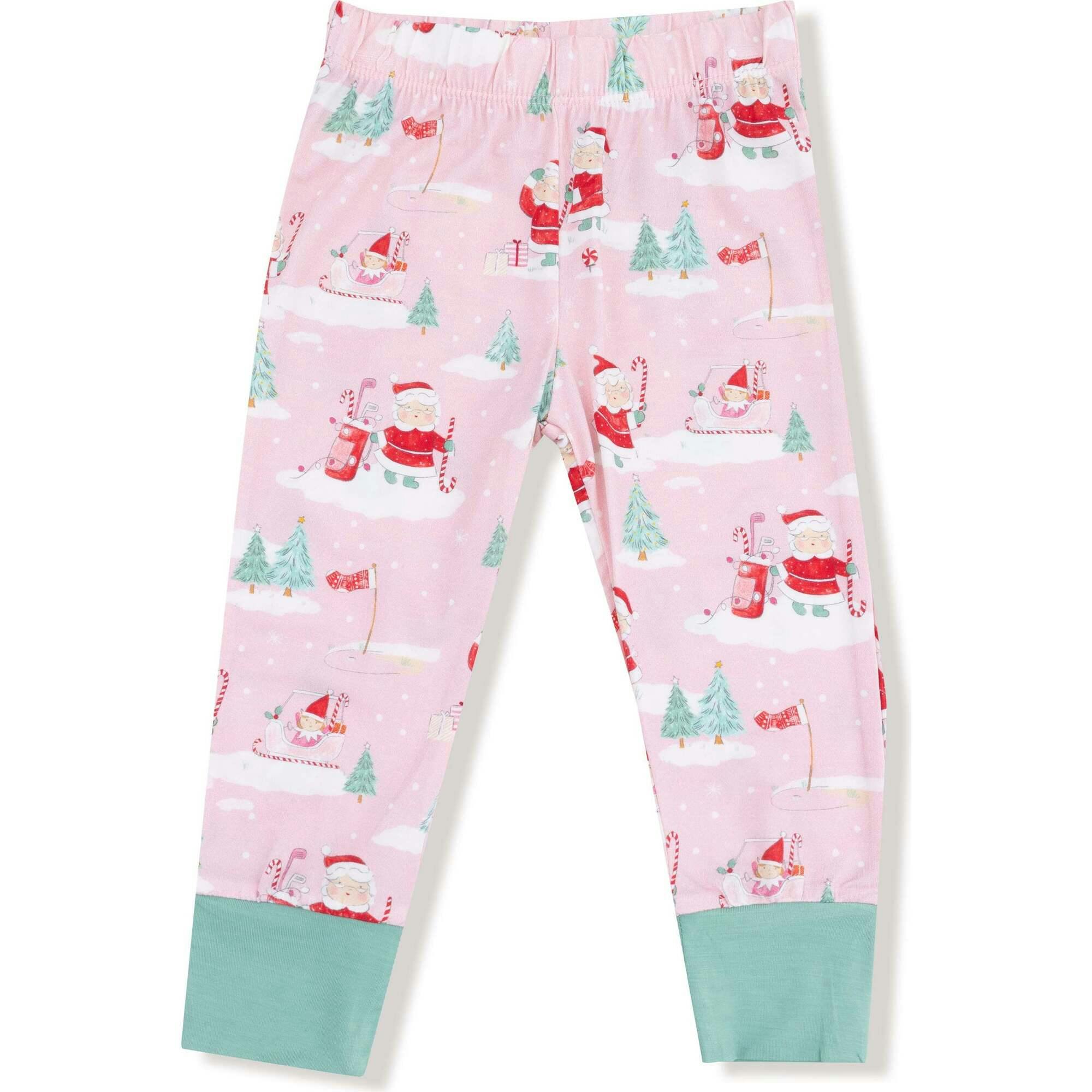 Golfing Mrs. Claus and Elves - Long Sleeve Loungewear Set