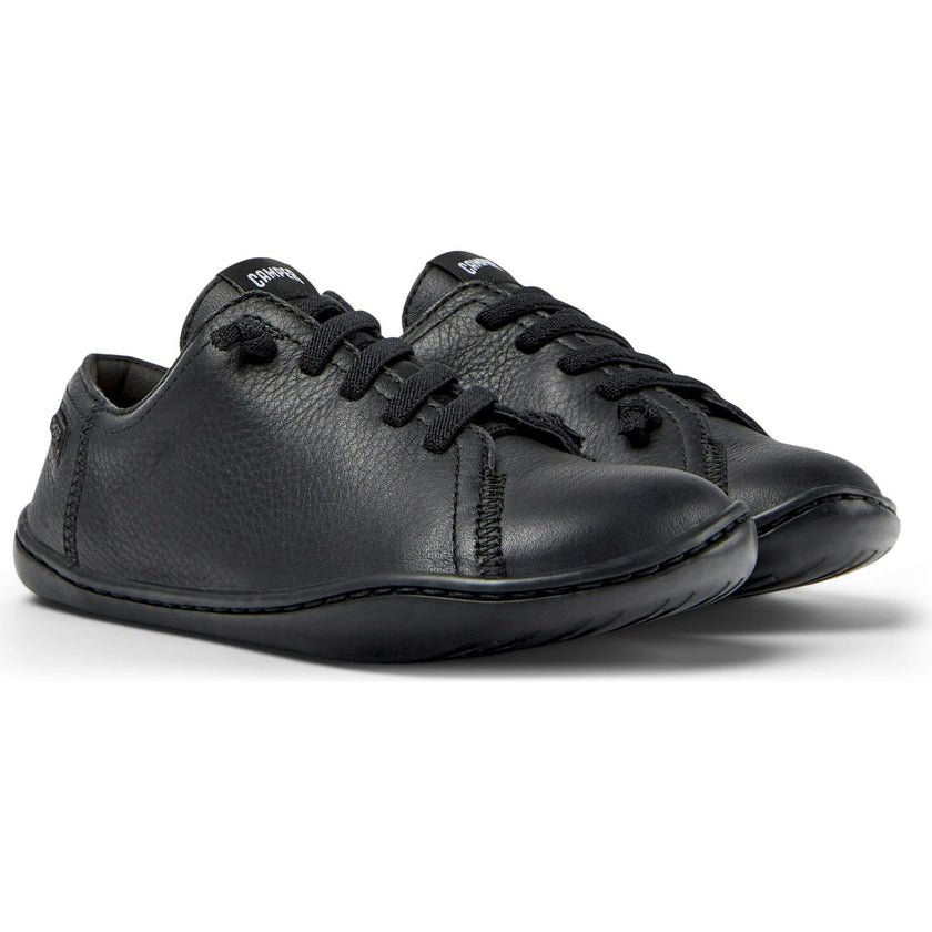 Kids Peu Lace Up Sneakers, Black