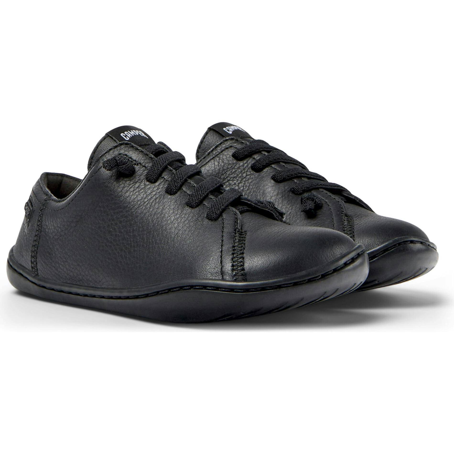 Kids Peu Lace Up Sneakers, Black