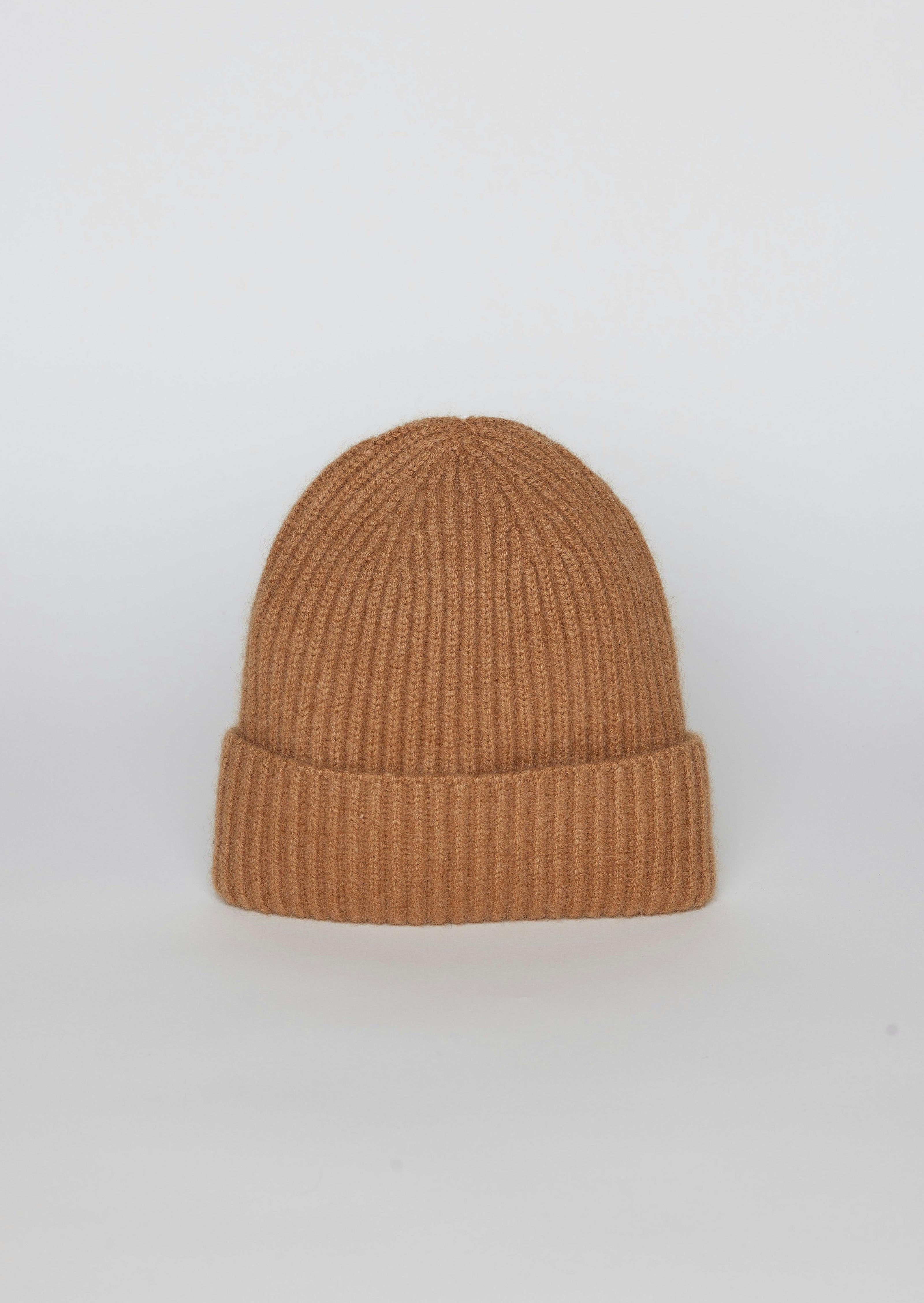 Cashmere Rib Beanie