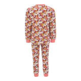 Orange Forest Leopard Print PJ Set