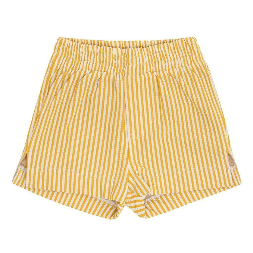 Canary Stripe Mini Boardshort