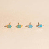 Blue Popsicle Mini Stud Earrings