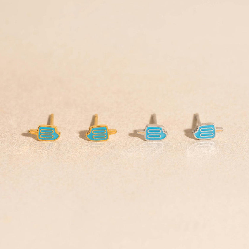 Blue Popsicle Mini Stud Earrings
