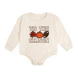 Tis The Season Pumpkin Patch Long Sleeve Romper