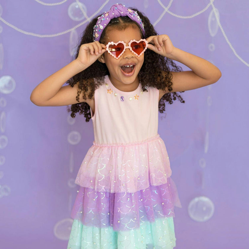Mermaid Pearl Tank Tutu Dress