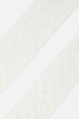 Knit Textured Tights Off-White