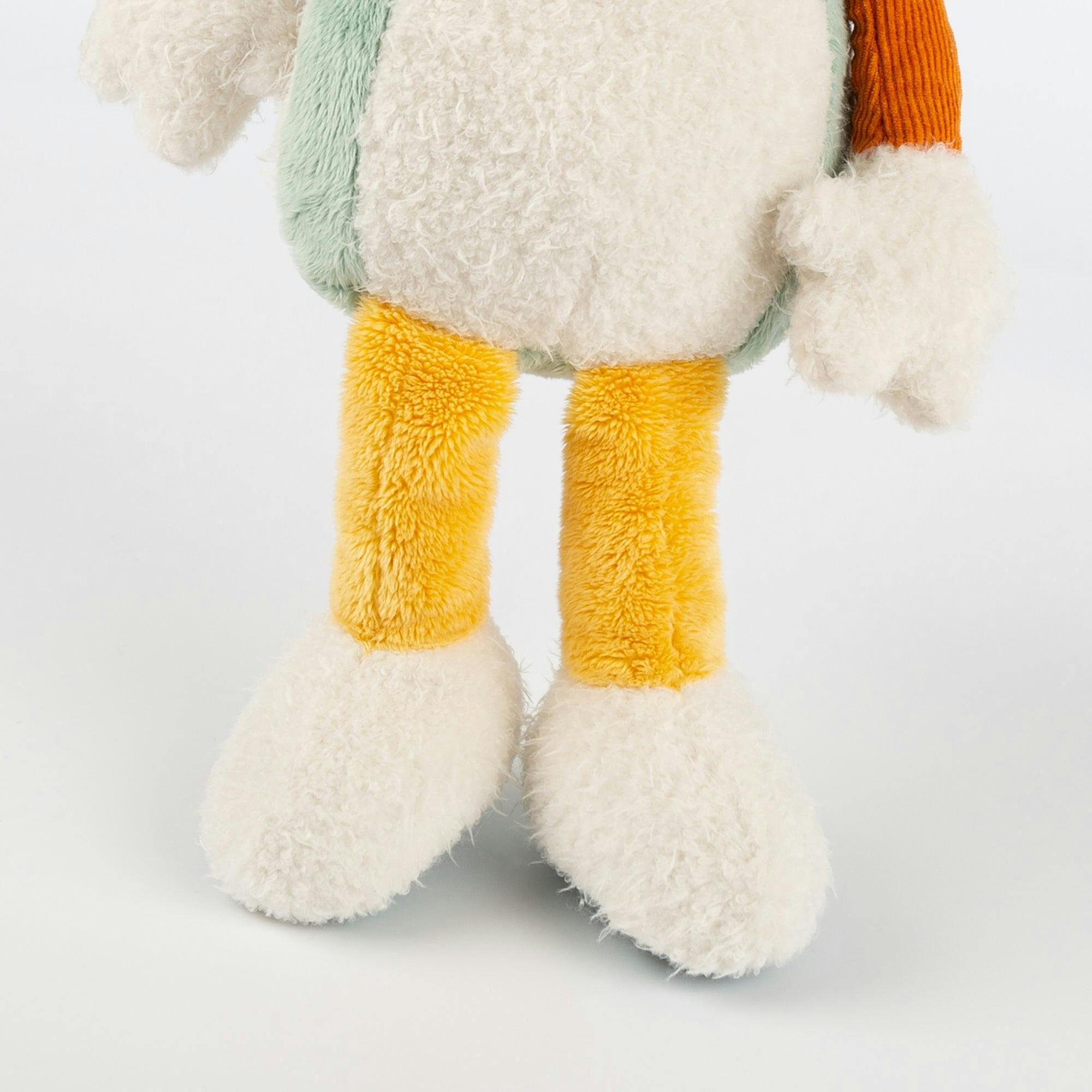 Patchwork Polar Bear Plush Toy