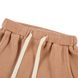 Tawny Rose Waffle Jogger Pants