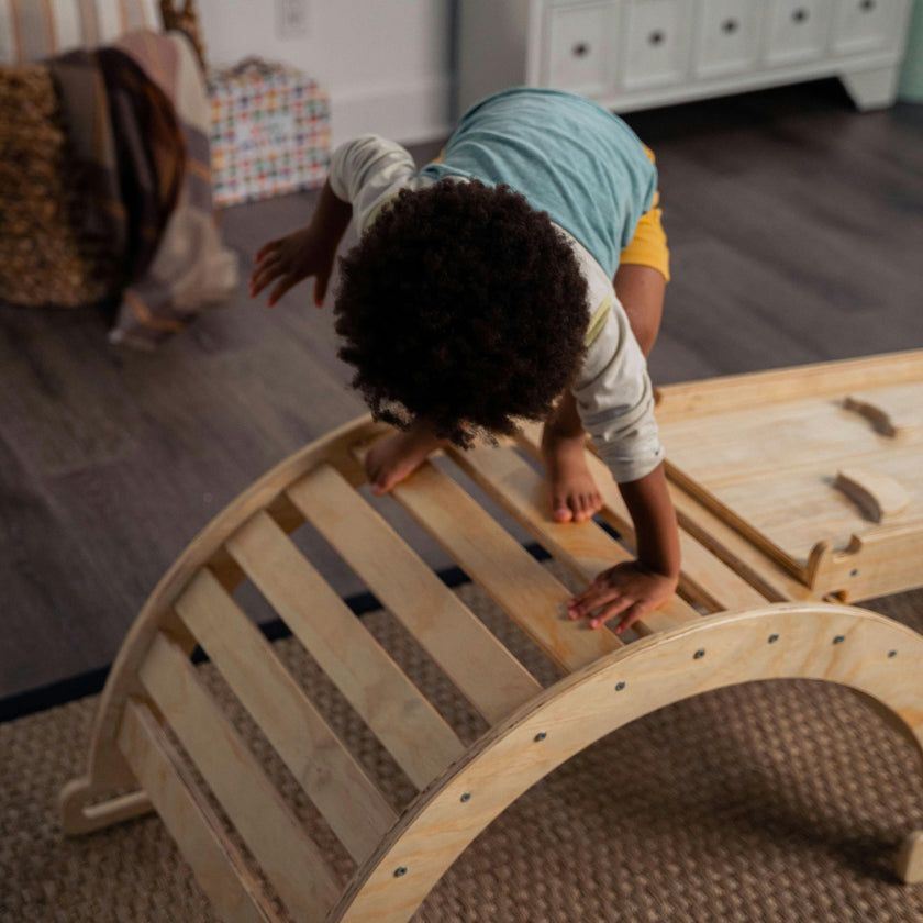 Hazel | Pikler Triangle, Slide & Rocker Set
