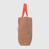 Snuggle Tote XL – The Oversized Sherpa Tote Bag for Sleepovers, Curry