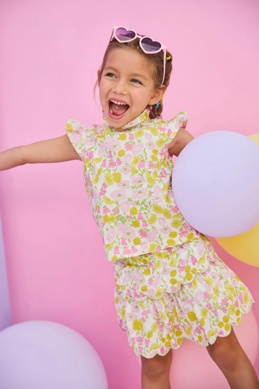 Two Tiered Skort - Bedford Buttercup
