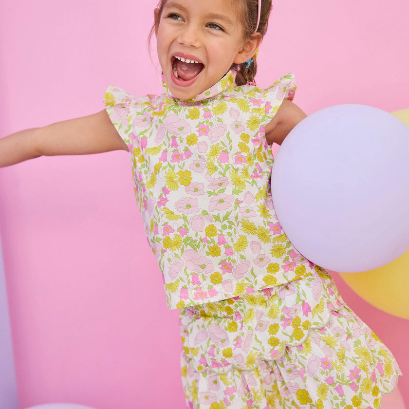 Two Tiered Skort - Bedford Buttercup