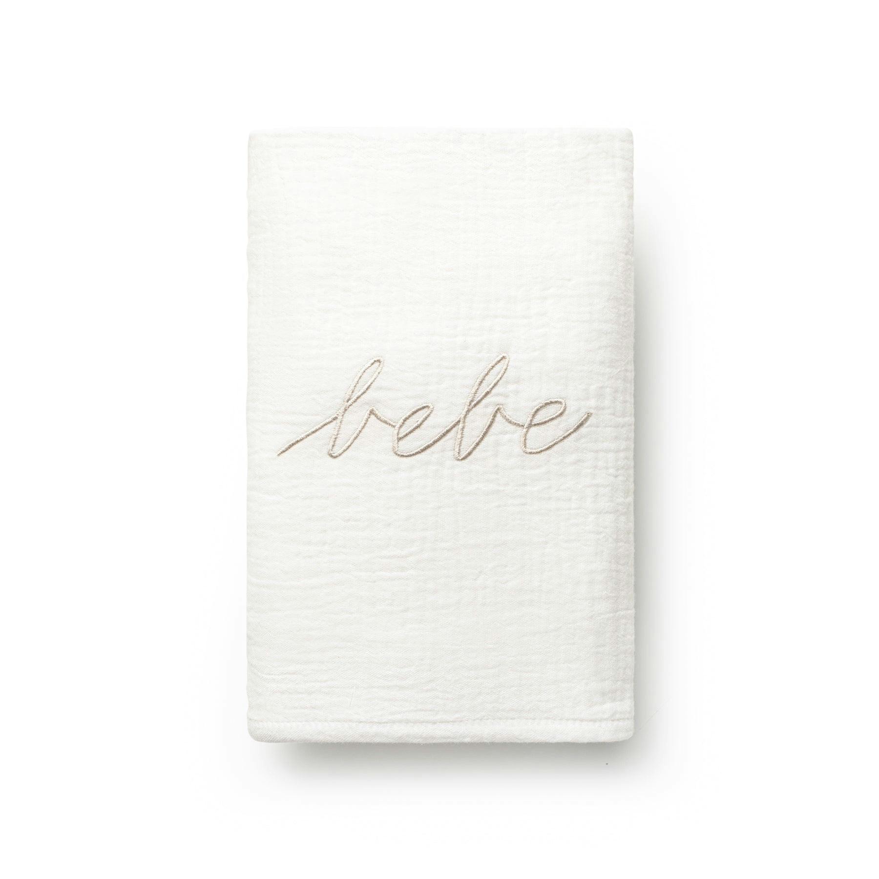 DH White Gauze Bebe Swaddle