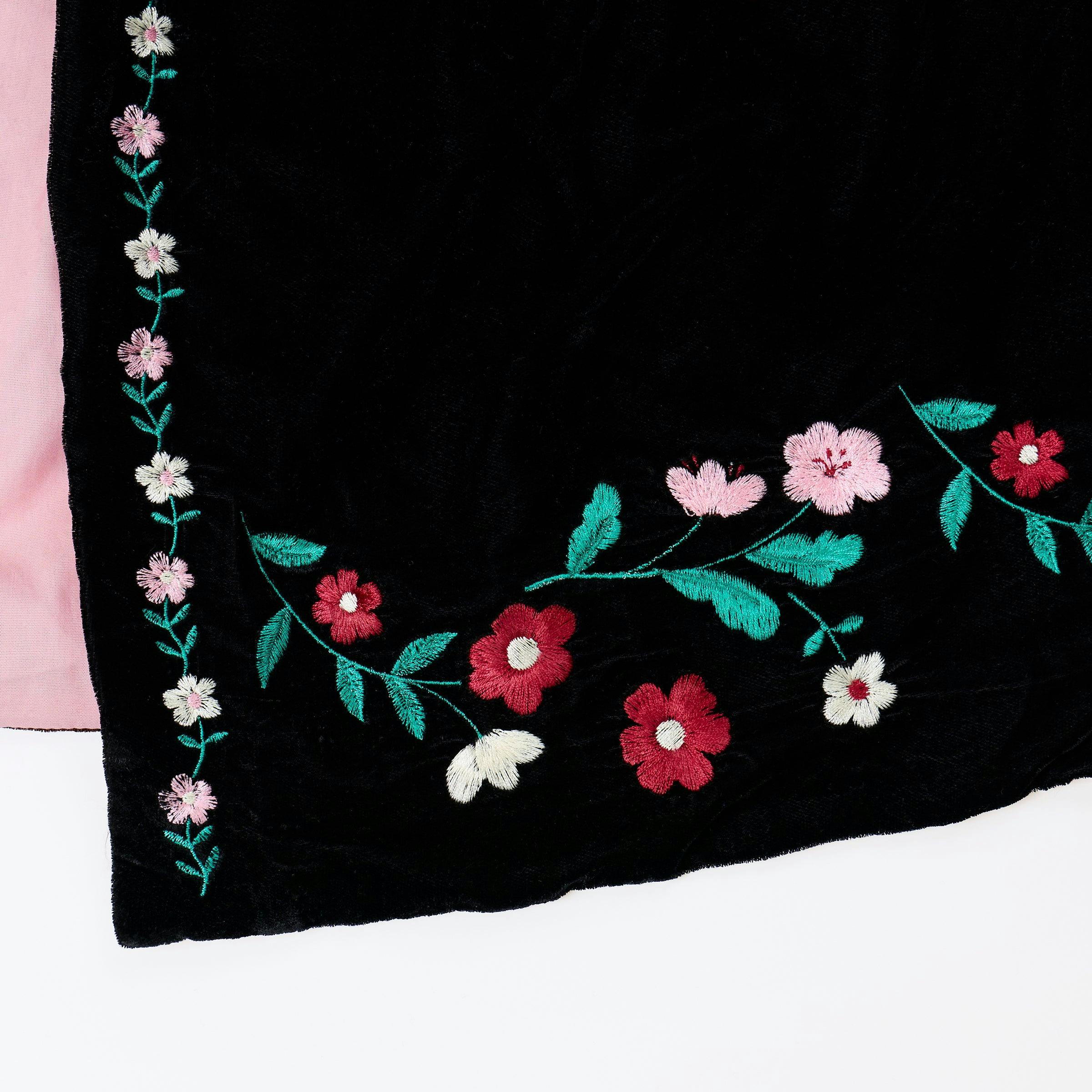Embroidered Velvet Witch Costume