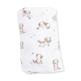 Explorer Puppy Blue - Swaddle Blanket