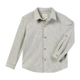 COLUMBIA Heathered Beige Rib Jersey Shirt