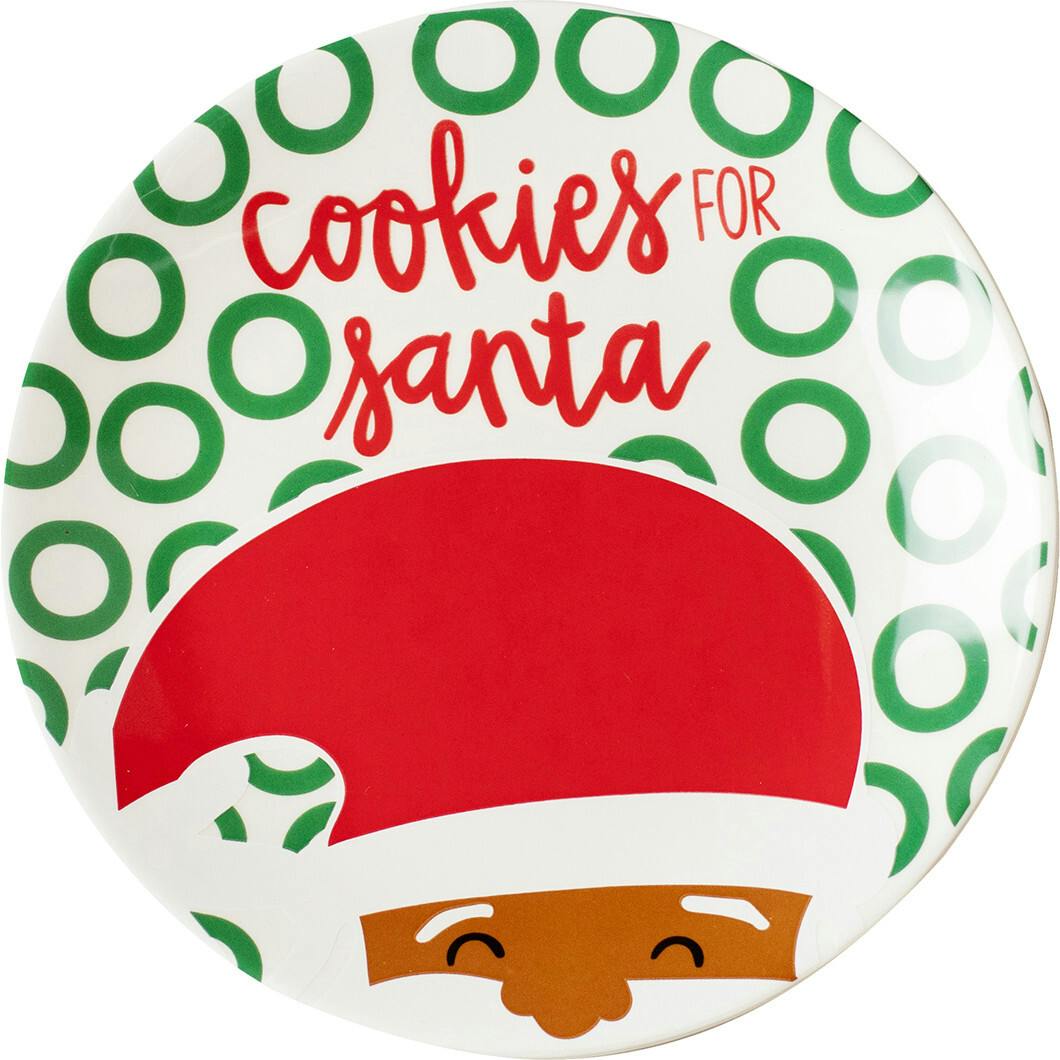 North Pole Cookies for Santa Plate