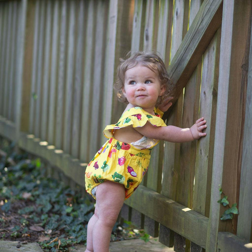 Bubble Romper in Farmer’s Market