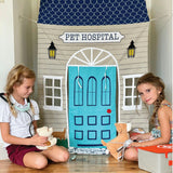Pet Hospital Doorway Tent with Play Accessories