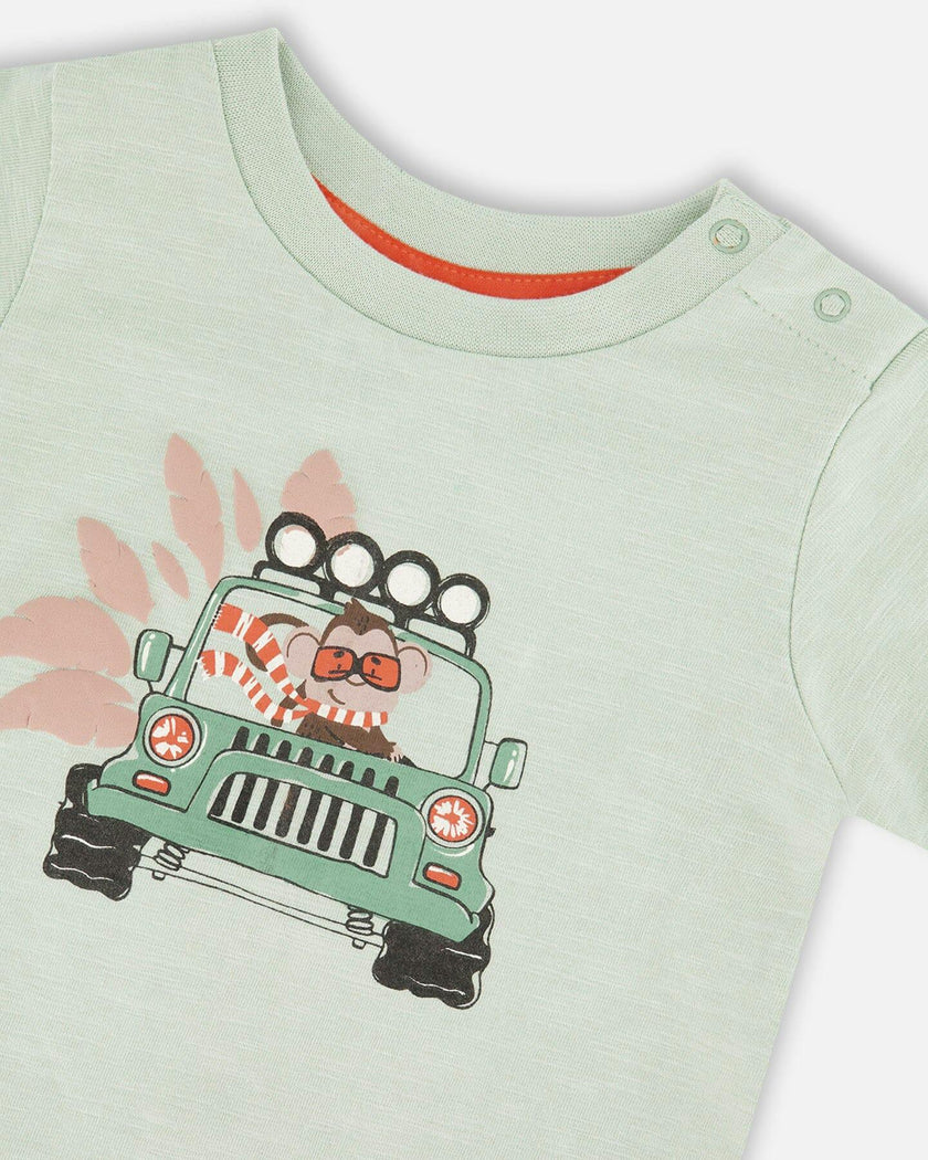 Organic Cotton T-Shirt And Short Set