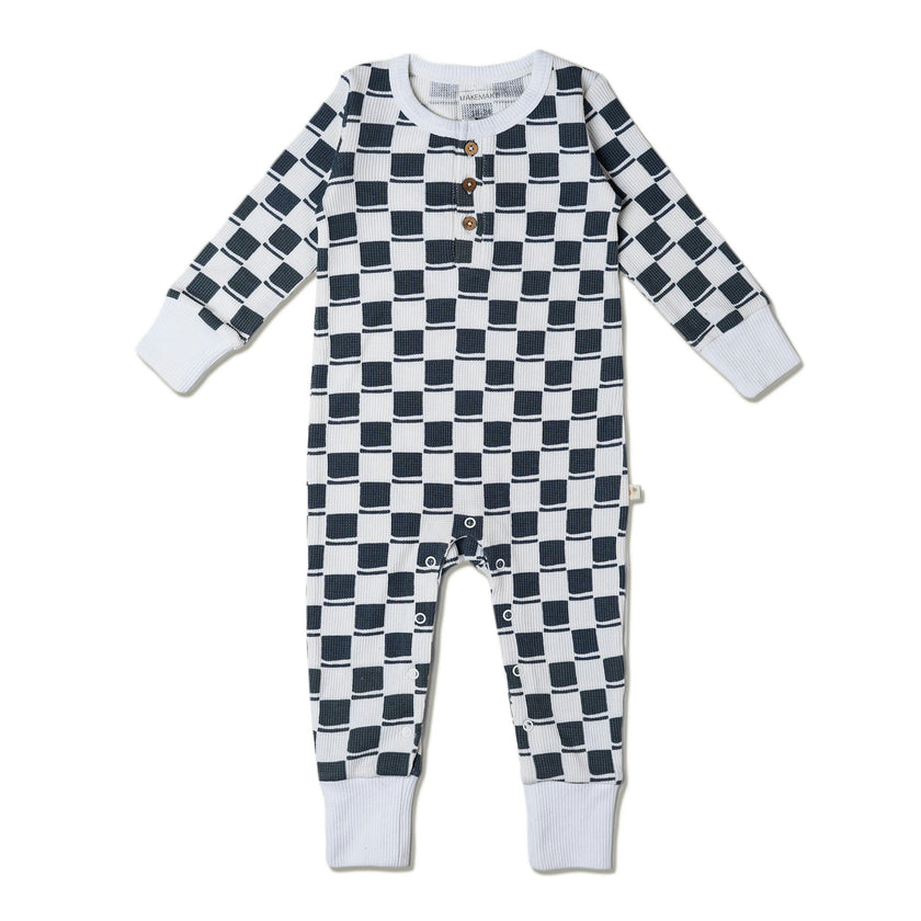 Organic Button Romper