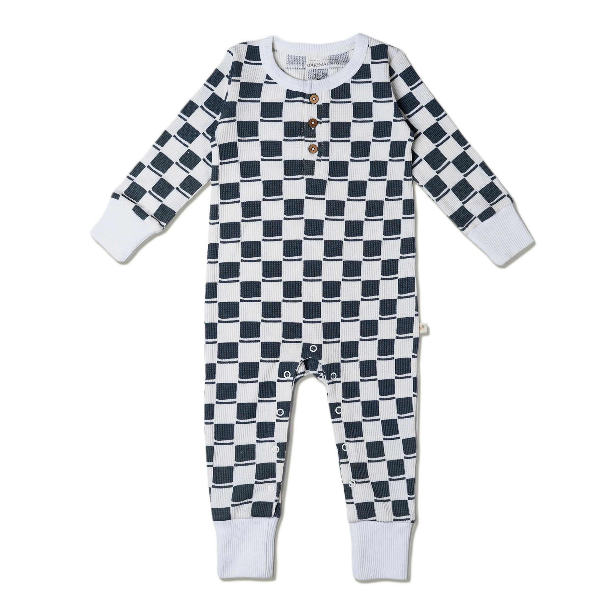 Organic Button Romper