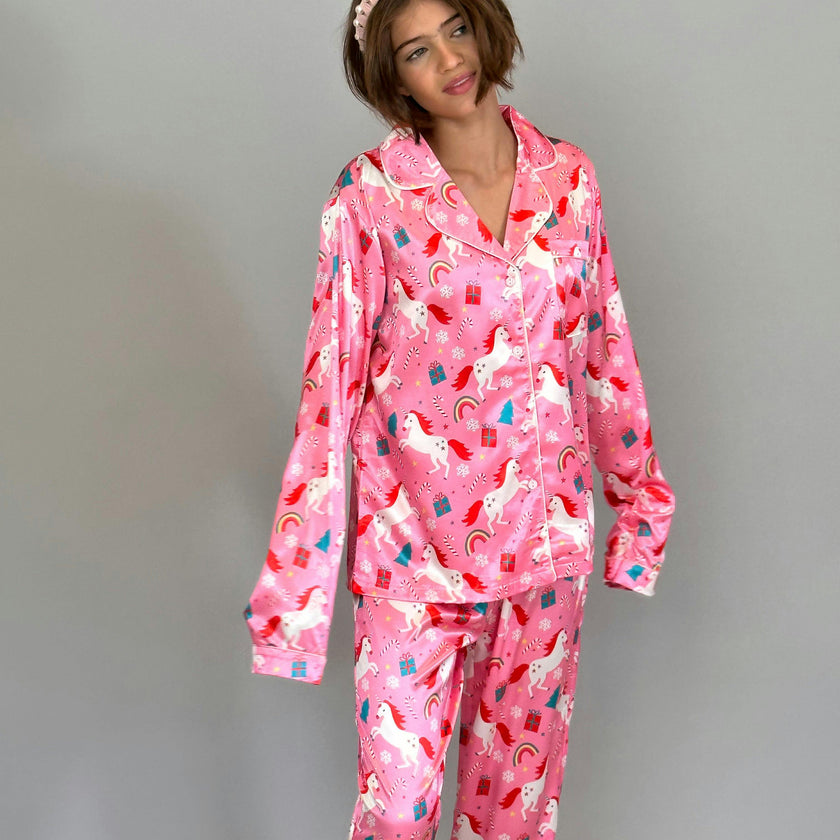 Holiday Silk Lounge Set