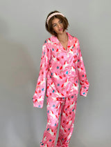 Holiday Silk Lounge Set