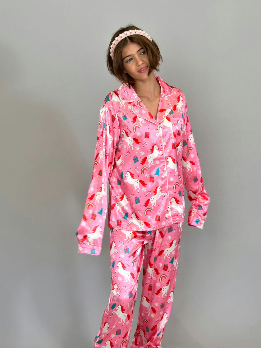 Holiday Silk Lounge Set