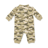 Camo French Terry - Zip Neck Romper