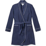 Kid's Flannel Robe in Navy