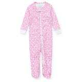 Parker Girls' Zipper Pajama - Easter Time Pink