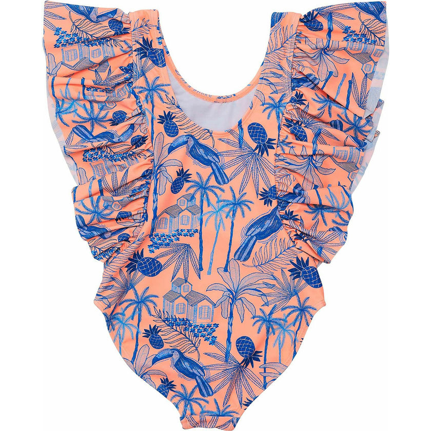 UPF50+ Sustainable Wide Frill Swimsuit