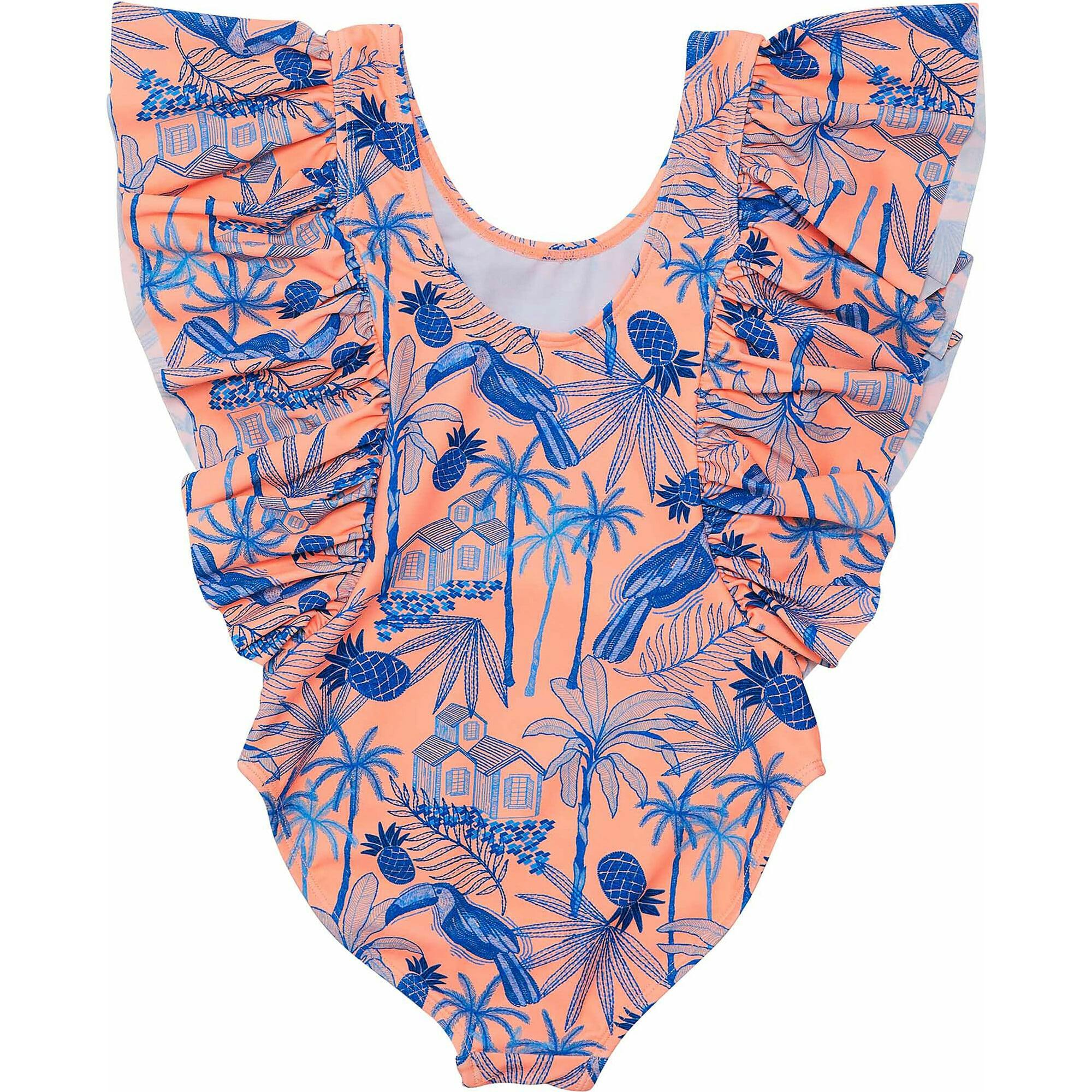 UPF50+ Sustainable Wide Frill Swimsuit