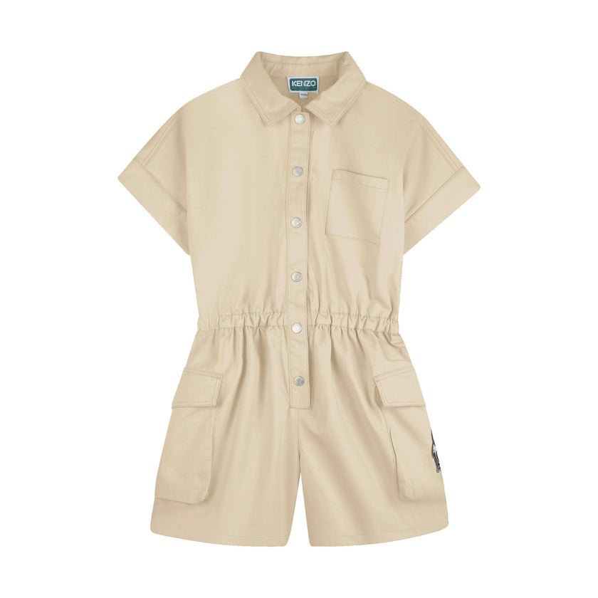 Beige Kenzo Utility Romper