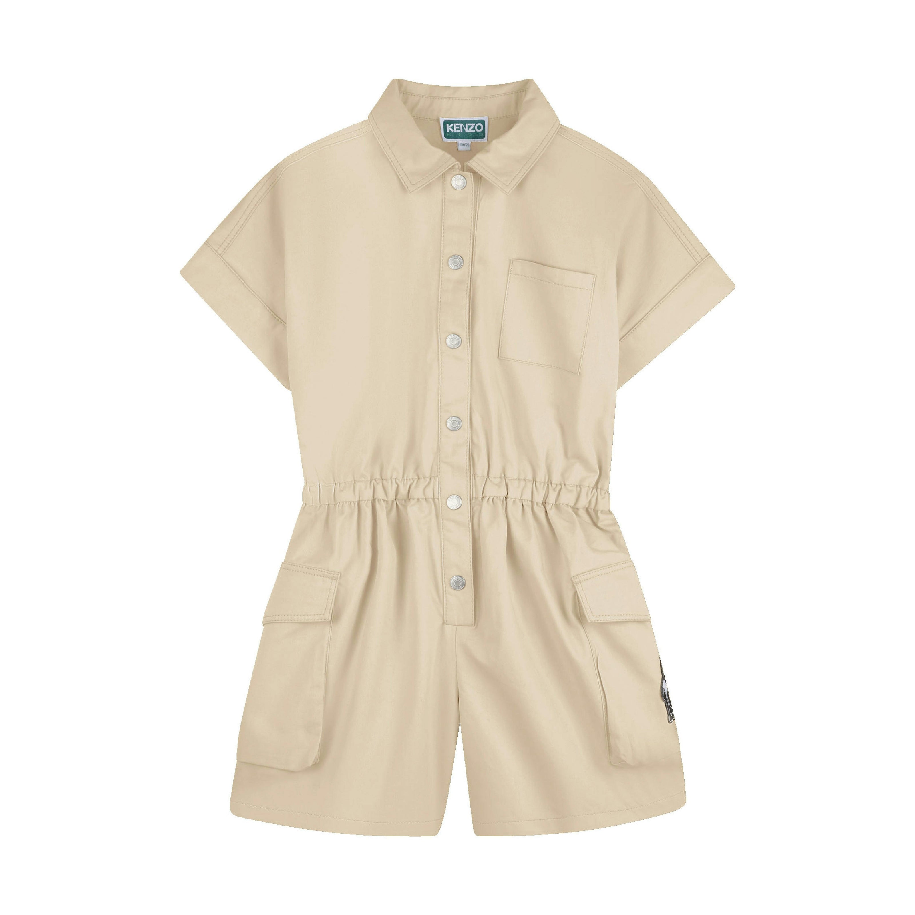 Beige Kenzo Utility Romper
