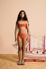 BARCOS BOW BIKINI RED