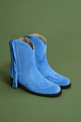 FRINGES BOOT BLUE