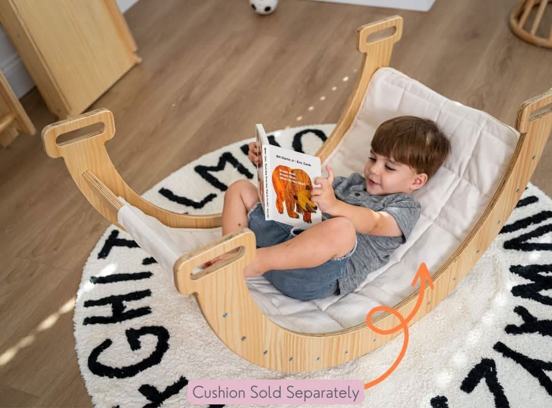 Hazel | Pikler Triangle, Slide & Rocker Set